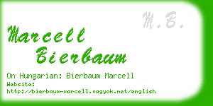 marcell bierbaum business card